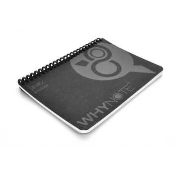 WNBOK001 - 3700982216624 - WhyNote - Carnet effaçable réutilisable A5 Noir + stylo - 4