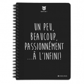 Carnet effaçable réutilisable A5 Un peu beaucoup + stylo