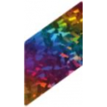 100D - 3760327831875 - MegaCrea - Flex Thermocollant UniFlex Special Effect Diamond Rainbow Feuille A4 - France - 2