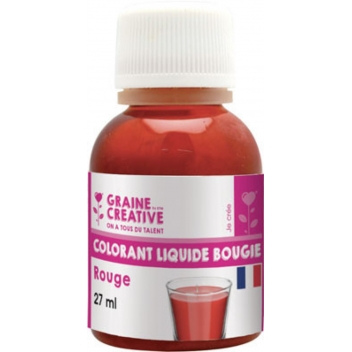 151308 - 3471051513080 - Graine créative - Colorant liquide pour bougie 27 ml Rouge - France