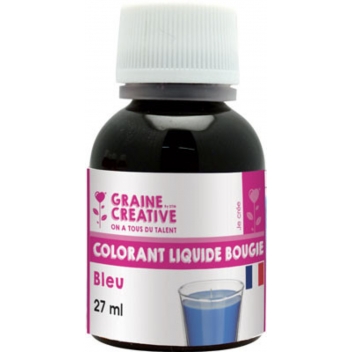 151330 - 3471051513301 - Graine créative - Colorant liquide pour bougie 27 ml Bleu - France