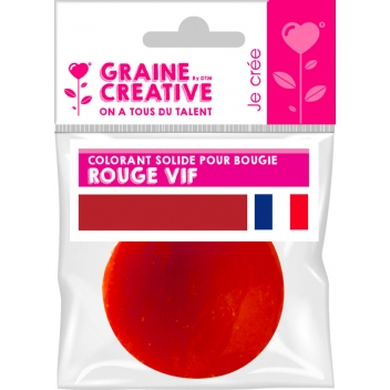 150008 - 3471051500080 - Graine créative - colorant solide pour bougie 20 g Rouge - France - 2