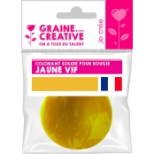 colorant solide pour bougie 20 g Jaune