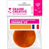 colorant solide pour bougie 20 g Orange