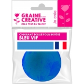 colorant solide pour bougie 20 g Bleu