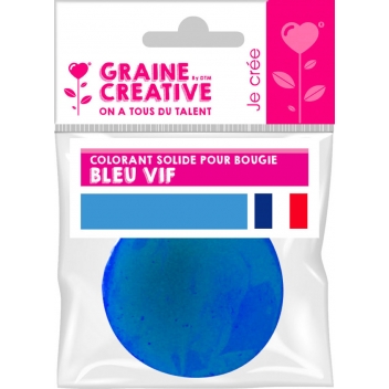 150030 - 3471051500301 - Graine créative - colorant solide pour bougie 20 g Bleu - France - 2