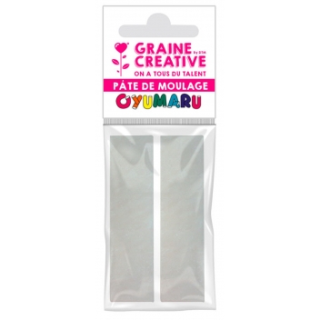 500125 - 3471055001255 - Oyumaru - Pâte Oyumaru 2 pains Blanc - 2