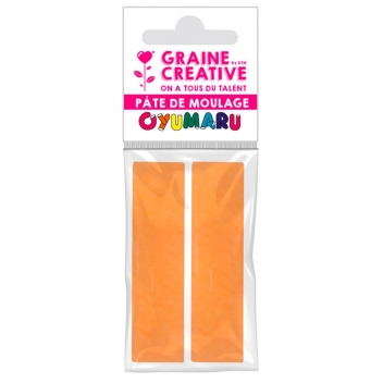 500132 - 3471055001323 - Oyumaru - Pâte Oyumaru 2 pains Orange - 3
