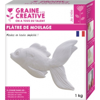 170910 - 3471051709100 - Graine créative - Plâtre de moulage 1 kg