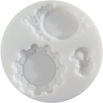 284426 - 3471052844268 - Graine créative - Moule en silicone (mini) Camée et visage - 3
