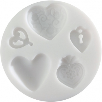 284427 - 3471052844275 - Graine créative - Moule en silicone (mini) Coeur - 3