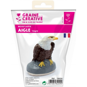 1840AI - 3471051840094 - Graine créative - Moule en latex Aigle - France - 2
