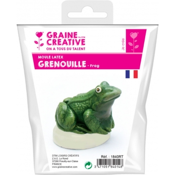 1840RT - 3471051840148 - Graine créative - Moule en latex Grenouille rainette - France - 3