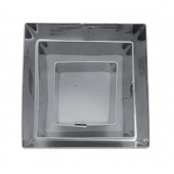 265041 - 3471052650418 - Graine créative - emporte-pièces métal Carré 3 pièces