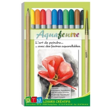300020 - 3471053000205 - Graine créative - Set de feutres aquarellables aquafeutre