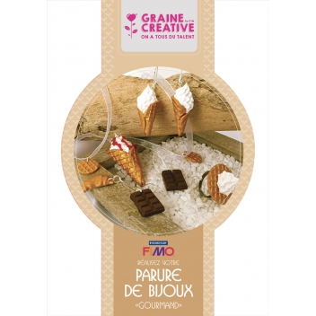 815003 - 3471058150035 - Graine créative - Kit cadeau Parure de bijoux gourmands (Fimo) - 2