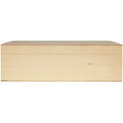 Boite coffret en bois 27 x 20.3 H 8.3 Cm