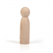Pion figurine en bois Homme 90 mm
