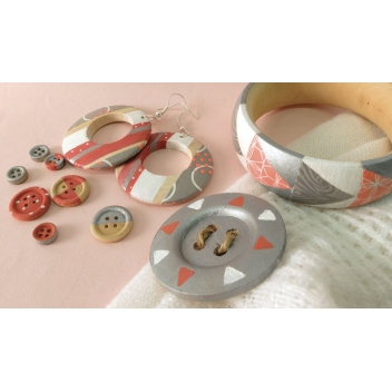 100901 - 3532431009019 - Graine créative - Bracelet en bois Largeur 25 mm - 2
