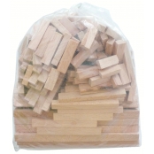 Bûchettes en bois 200 pièces