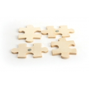 Magnet Puzzle en bois 5 cm 4 pièces