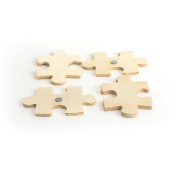 100923 - 3532431009231 - Graine créative - Magnet Puzzle en bois 5 cm 4 pièces - 2