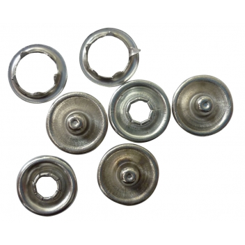 430078 - 3532434300786 - Graine créative - Boutons pression argenté Ø 10mm 50 pièces - 2