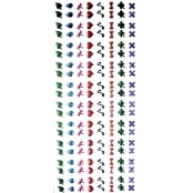 Sticker époxy adhésif Fantaisie 160 pièces