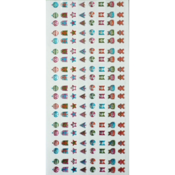 500405 - 3532435004058 - Graine créative - Sticker époxy adhésif Noel 160 pièces - 2