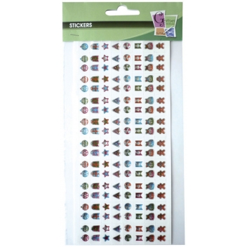 500405 - 3532435004058 - Graine créative - Sticker époxy adhésif Noel 160 pièces