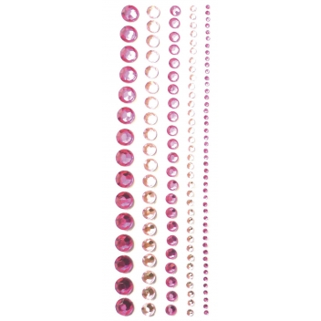500485 - 3532435004850 - Graine créative - Bandes de strass adhésifs Rose 5 pièces - 4