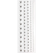 Bandes de perles adhésives Argenté 5 pièces