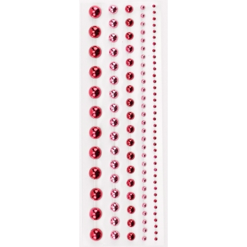 500493 - 3532435004935 - Graine créative - Bandes de perles adhésives Rouge 5 pièces - 2