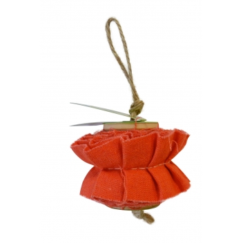 518535 - 3532435185351 - Graine créative - Ruban tissu plissé Rouge