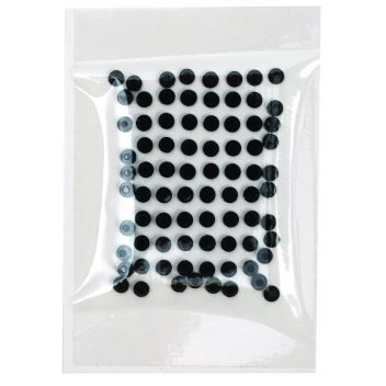 194146 - 3760131941463 - Ki-Sign - Strass thermocollant tissu Ø 4mm Noir 80 pièces