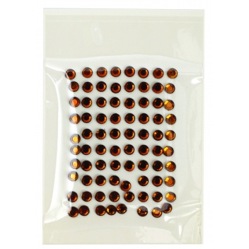 194147 - 3760131941470 - Ki-Sign - Strass thermocollant tissu Ø 4mm Orange 80 pièces