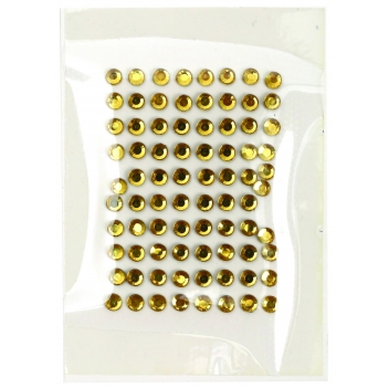 194208 - 3760131942088 - Ki-Sign - Strass thermocollant tissu Ø 4mm Or 80 pièces