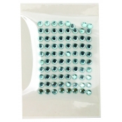 Strass thermocollant tissu Ø 4mm Bleu clair 80 pièces