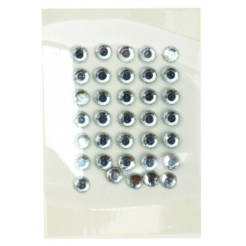 194220 - 3760131942200 - Ki-Sign - Strass thermocollant tissu Ø 6mm Cristal 35 pièces