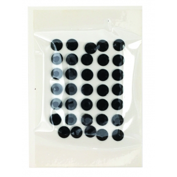 194221 - 3760131942217 - Ki-Sign - Strass thermocollant tissu Ø 6mm Noir 35 pièces