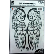 Transfert thermocollant Ailes d\'ange noires A4