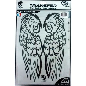 194514 - 3760131945140 - Ki-Sign - Transfert thermocollant Ailes d'ange noires A4 - France - 3