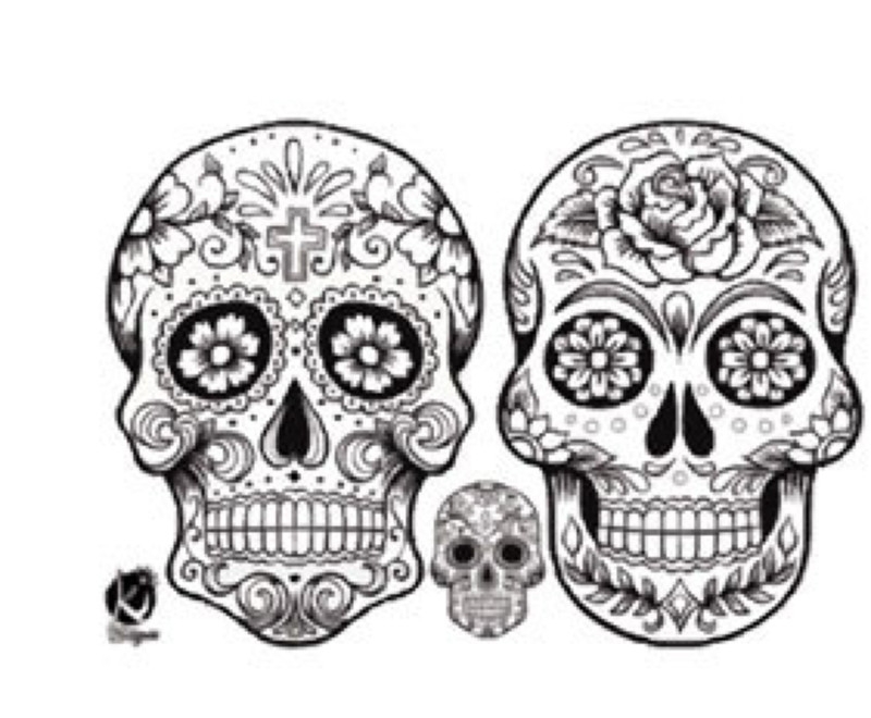 Papier à Gratter Tête De Mort, Papier à Gratter Bricolage Artisanat Motif  De Crâne Coloré Pour Activité Artisanale 