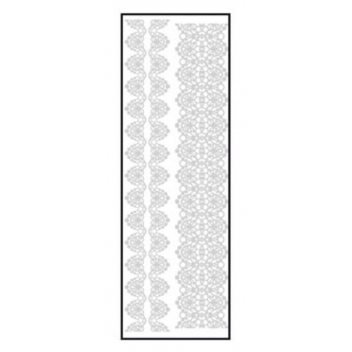 194436 - 3760131944365 - Ki-Sign - Transfert thermocollant velours Ruban 1 blanc 10x30cm - France - 2