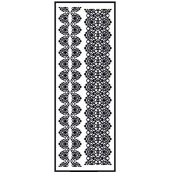 194362 - 3760131943627 - Ki-Sign - Transfert thermocollant velours Ruban 2 noir 10x30cm - France - 2