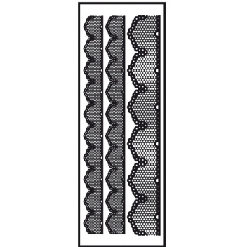 194369 - 3760131943696 - Ki-Sign - Transfert thermocollant velours Ruban 3 noir 10x30cm - 2