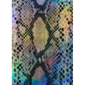 194660 - 3760131946604 - Ki-Sign - Tissu thermocollant Serpent noir moiré 15x20cm
