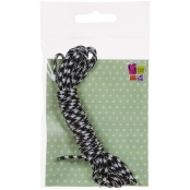 Corde Créacord Ø 2mm Noir et blanc 3m