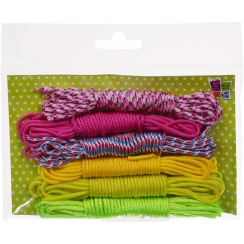 200168 - 3532432001685 - Créacord - Corde Créacord Ø 2mm Assortiment Rainbow 6 pièces