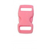 Fermoirs clips plastique (idéal Créacord) 3 x 1,5cm Rose x10